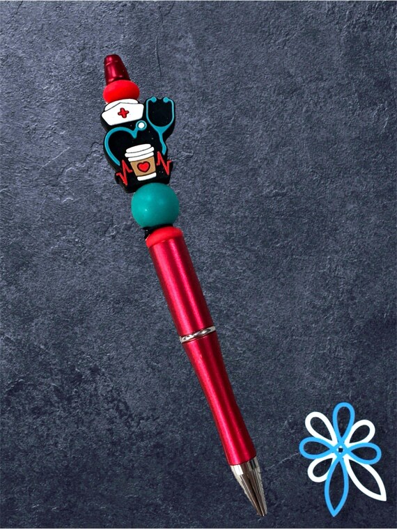 Nurse Themed Beaded Pen