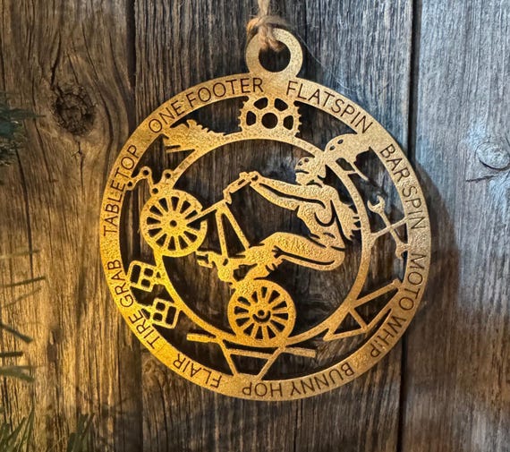 Custom BMX Ornaments - Custom and In Stock Options Available