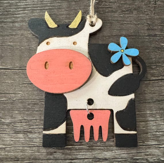 Cow Ornament with Udders