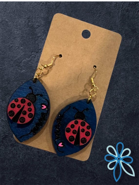 Ladybug Earrings - Options Available