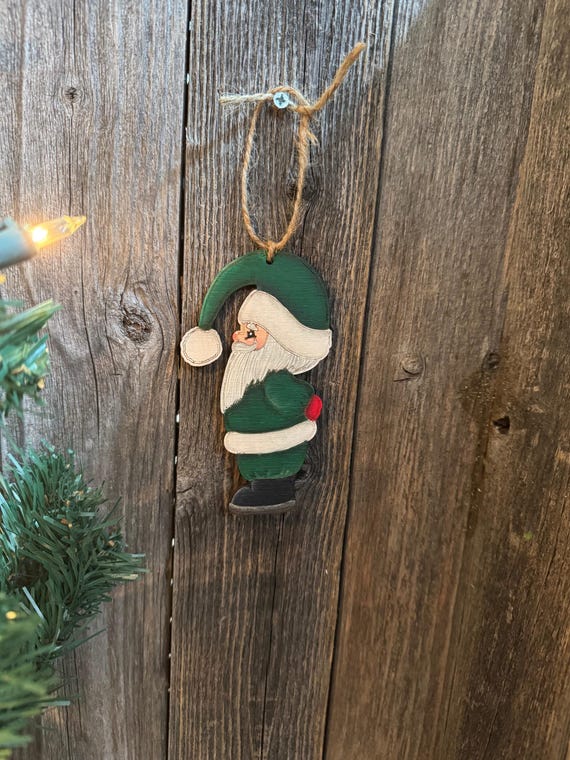 Santa Claus * Santa Ornaments * Hand-Painted * Vintage * Variety - In Stock