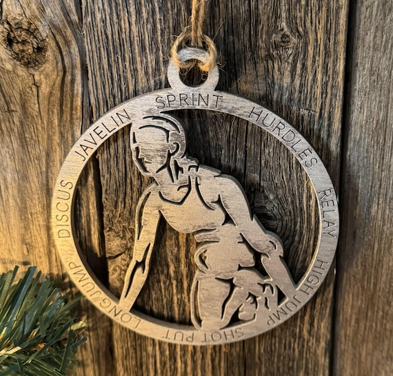 Track and Field * Running * Custom Ornaments * Custom & In-Stock Options Available