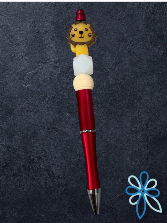 Lion Beaded Pen - 2 Options Available