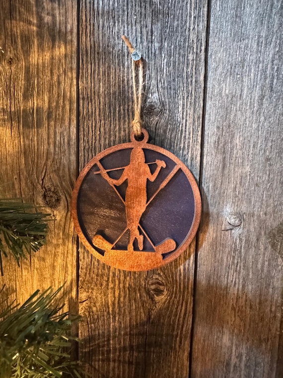 Golf Silhouette Custom Ornaments * Custom & In-Stock Options Available
