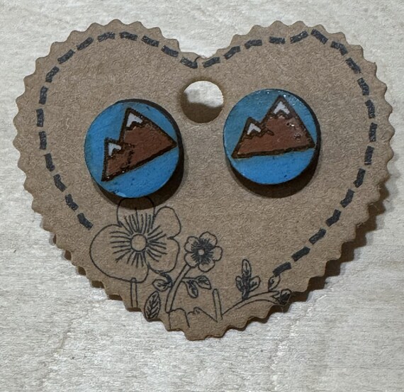 Mountains Stud Earrings
