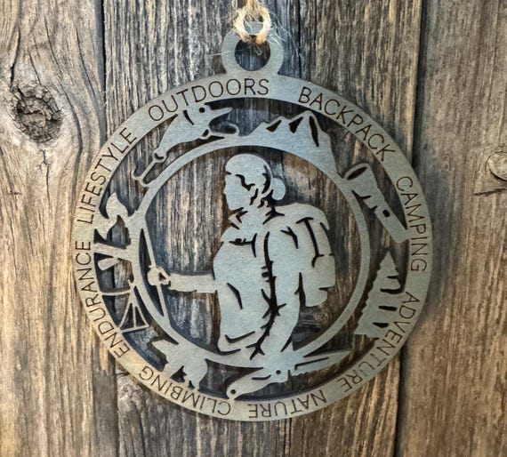 Hiking * Male * Female * Custom Ornaments * Custom & In-Stock Options Available