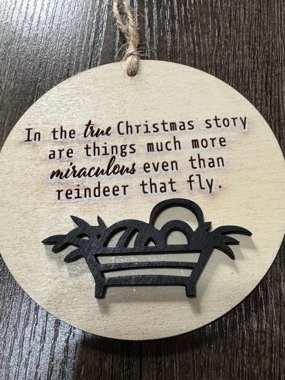 True Christmas Story Ornament * In Stock & Custom Orders Available