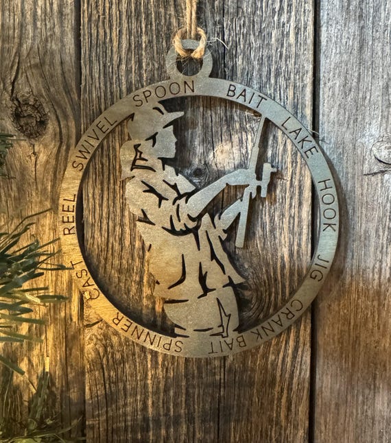 Fishing * Custom Ornaments * Custom & In-Stock Options Available