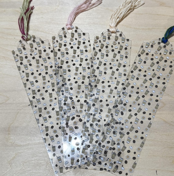 Coffee Themed Bookmark