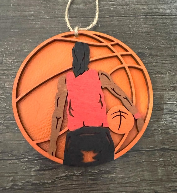 Basketball Player * Team Ornament  * Car Tag * Car Charm