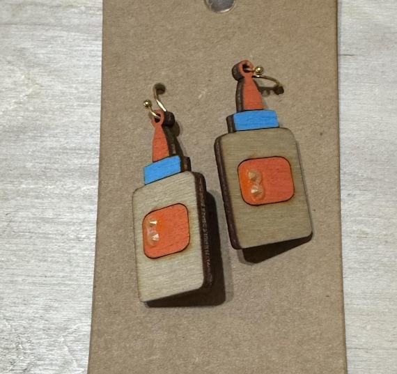 Glue Bottle Earrings