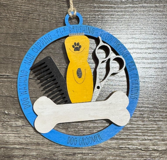 Dog Groomer Ornament * In Stock and Custom Orders Available