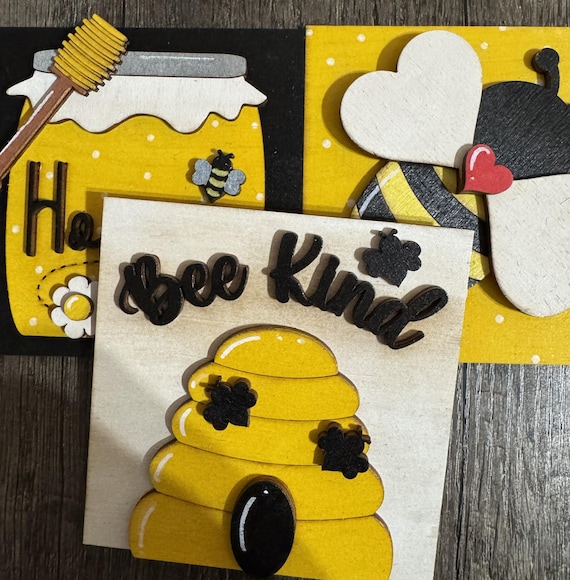 Bee Kind Interchangeable Tiles * Magic * Spirit Animal