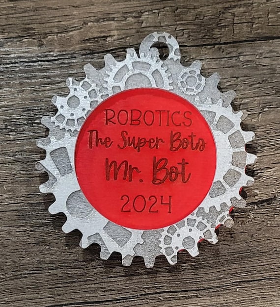Robotics Team * Teacher * Member Custom Ornament