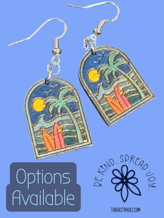 Beach Themed Earrings - Several Options Available