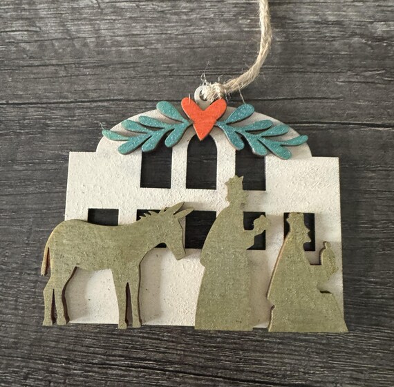 Bethlehem Scenes Ornament Set* In Stock & Custom Orders Available