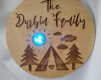Light up Camper Sign - Etsy