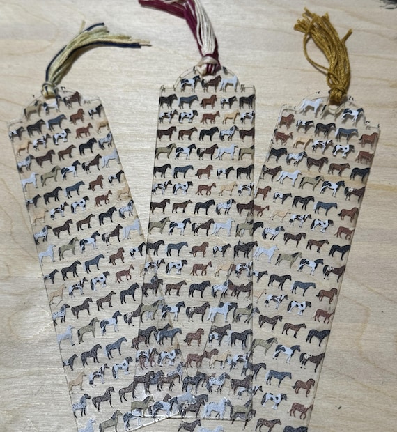Horse Bookmarks - Options Available
