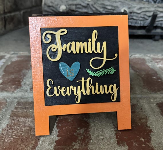 Folding Bistro Frame • Mini Sandwich Board Display • Interchangeable Tile Holder for Home Decor