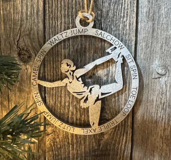 Figure Skating * Ice Skating * Custom Ornaments * Custom & In-Stock Options Available