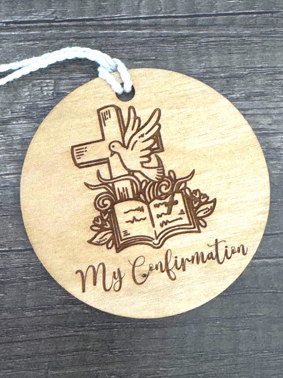 Catholic Sacraments Wood Medallions * Ornaments * In Stock and Custom Options Available