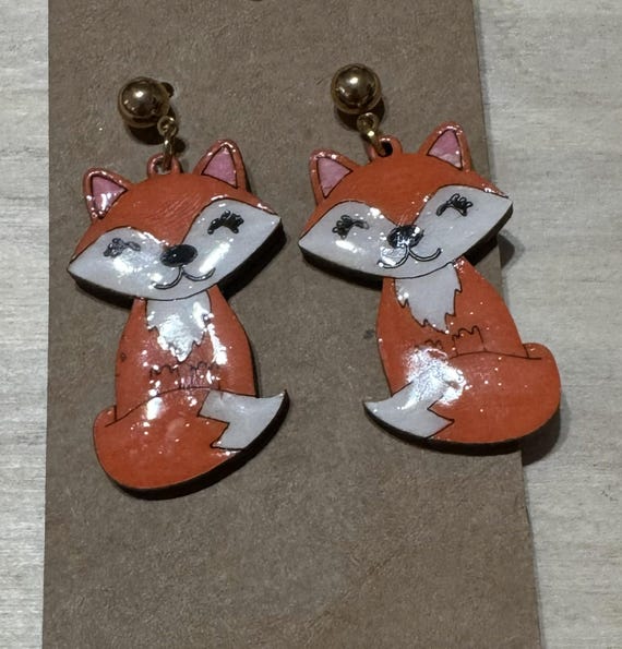 Fox Earrings