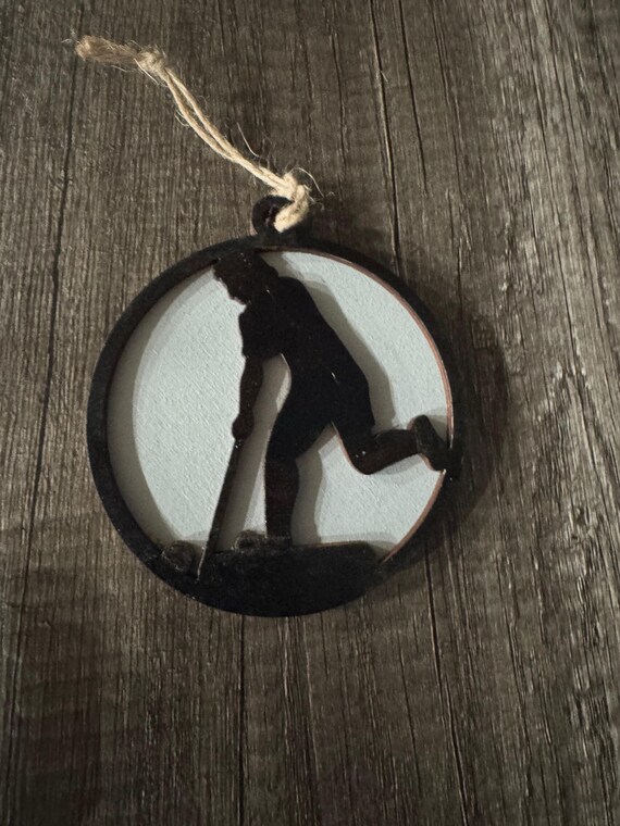 Field Hockey Silhouette Ornaments * Custom Ornaments * Custom & In-Stock Options Available