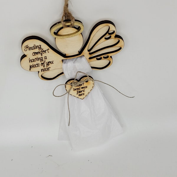 Finding Comfort Having You Near Memorial Angel Ornament * Car Charm * Used Love One's Clothing