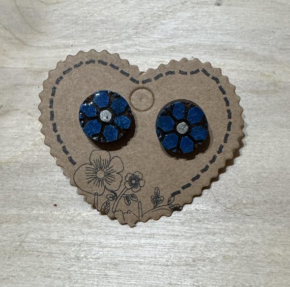 SnowflakeFlower Stud Earrings