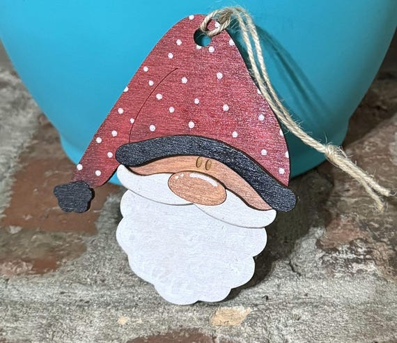 Team Spirit Santa * Sports Team-Themed Santa Christmas Ornament * Customizable * Custom Colors