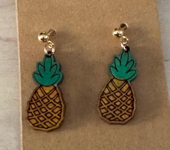 Pineapple Earrings * Customizations & Personalizations Available