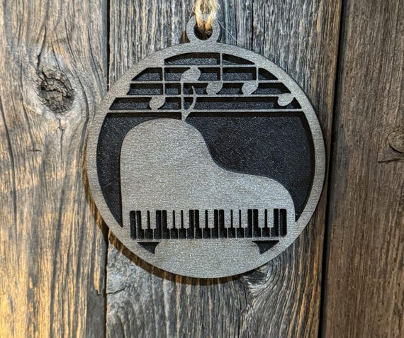 Music * Musical Instruments * Singing * Silhouette Custom Ornaments * Custom & In-Stock Options Available