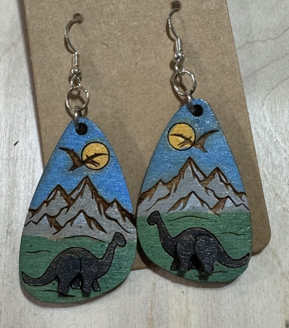 Dinosaur Mountain Earrings