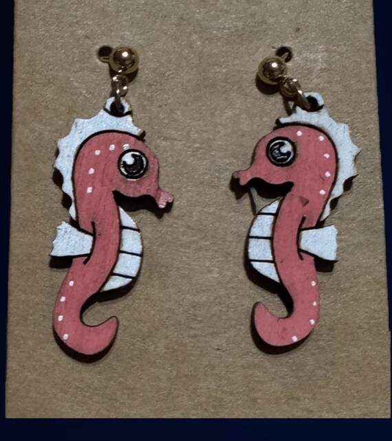 Seahorse Earrings * Customizations & Personalizations Available