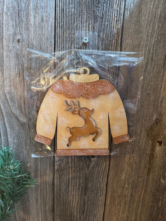 Adorable "Ugly" Sweater Ornaments * In Stock and Custom Options Available