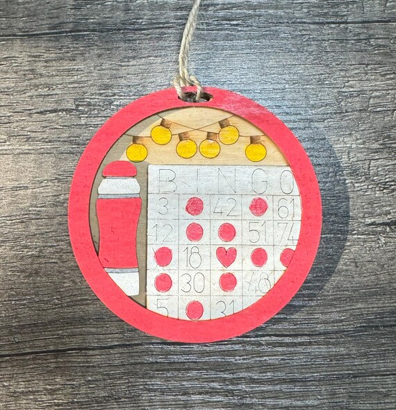Customizable BINGO Ornament