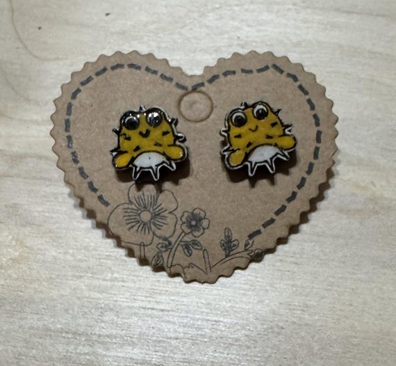 Pufferfish * Fish * Stud Earrings