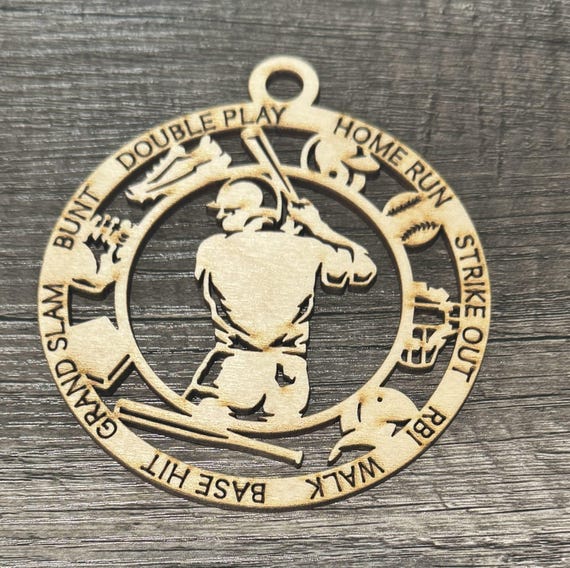 Baseball Themed Ornaments * Custom and In Stock Options Available