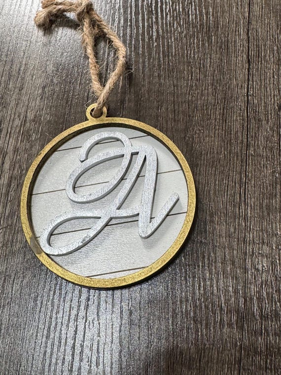 Letter Ornaments * Choose Your Letter