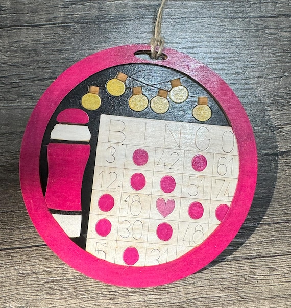Customizable BINGO Ornament