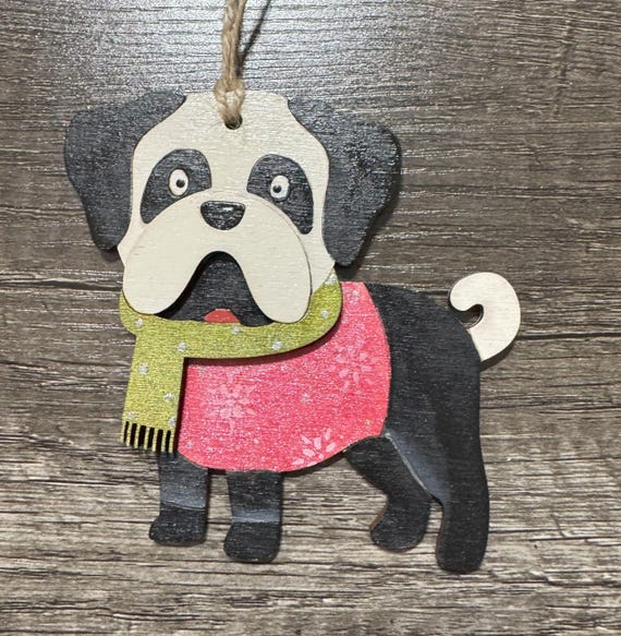 Dog * Christmas Dog Puppy * Ornament * Christmas Ornament * In-Stock