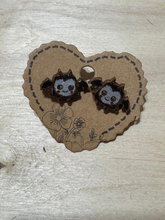 Bat Halloween Stud Earrings