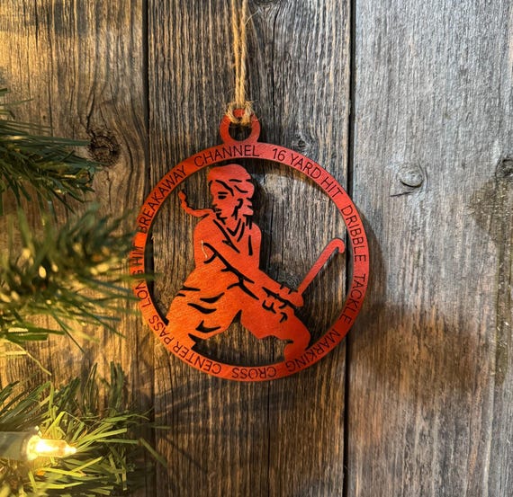 Field Hockey * Custom Ornaments * Custom & In-Stock Options Available