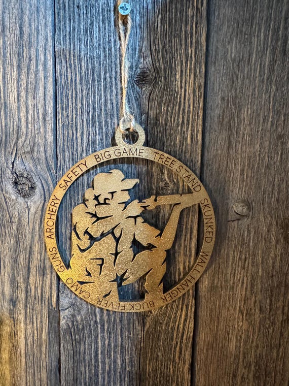 Hiking * Shooting * Custom Ornaments * Custom & In-Stock Options Available