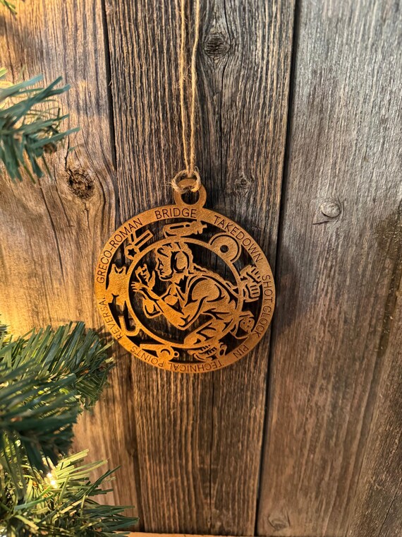 Wrestling * Custom Ornaments * Custom & In-Stock Options Available