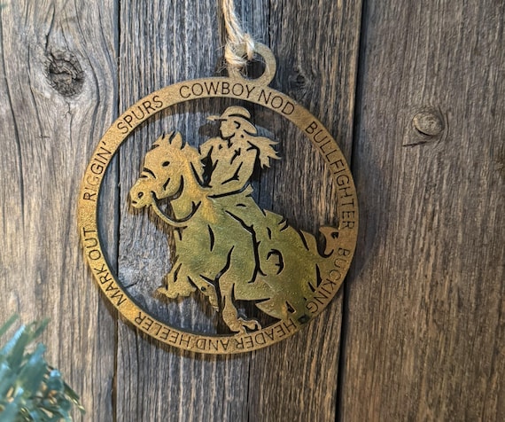 Horse Riding *Rodeo * Custom Ornaments * Custom & In-Stock Options Available