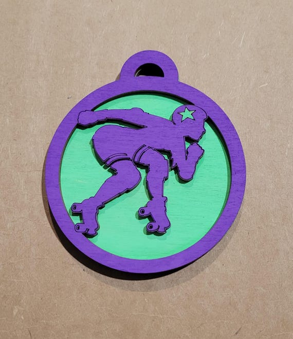 Roller Derby * Roller Skating * Skating Custom Ornament