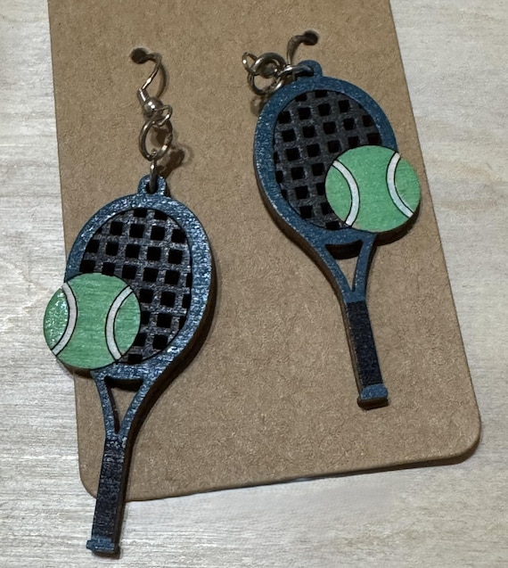 Tennis Earrings * Customizations & Personalizations Available