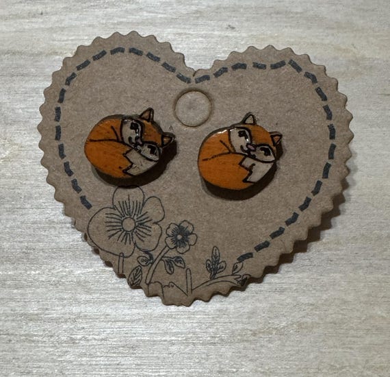 Fox Stud Earrings