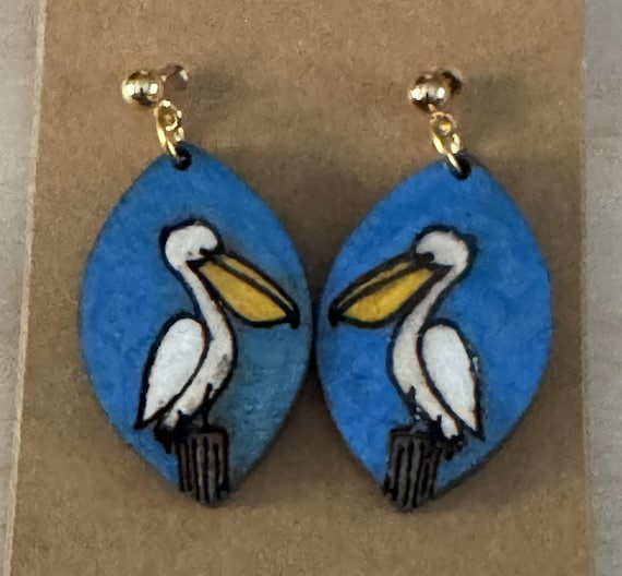 Pelican Earrings